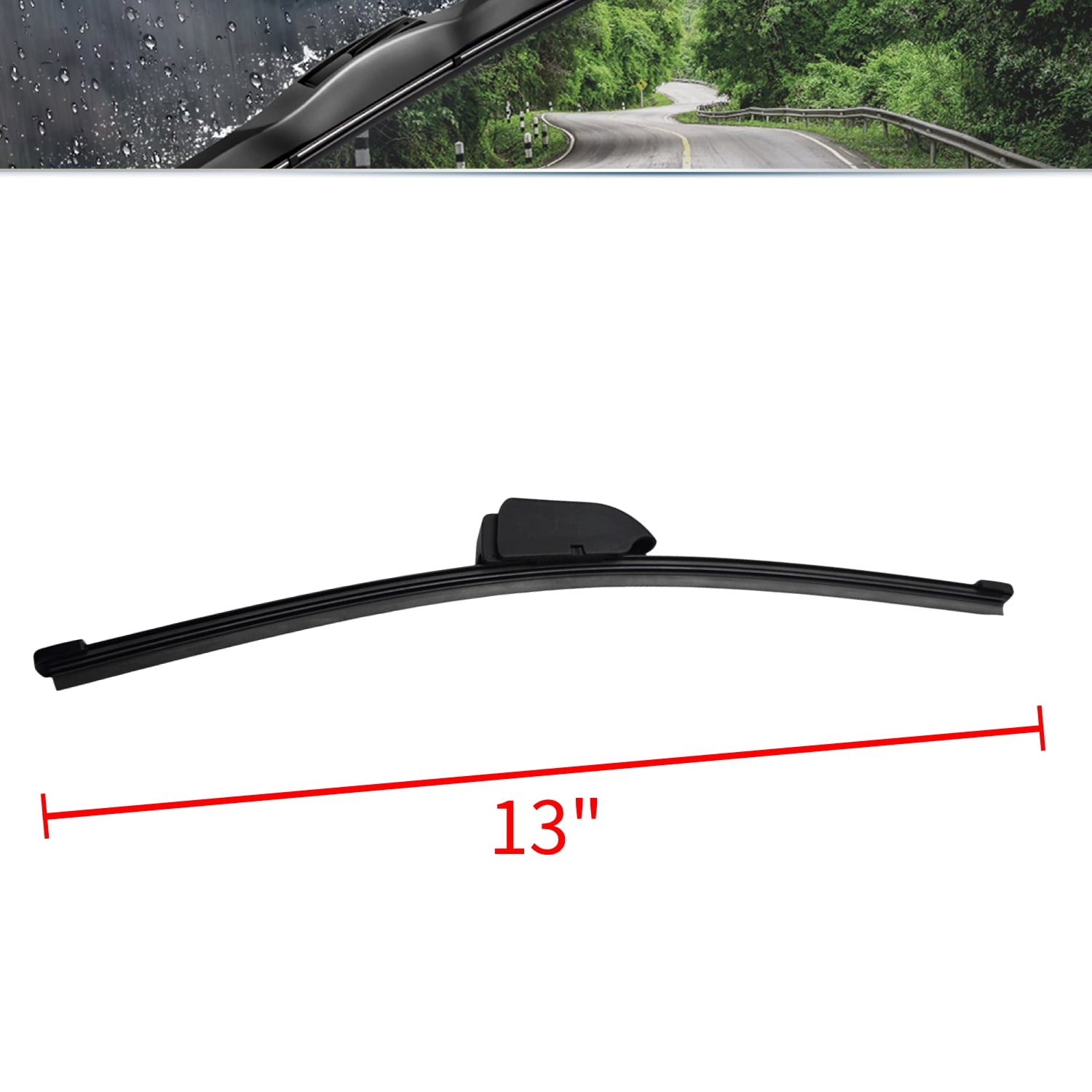 SOCOOL Fit For 2013-2017 Elantra GT Hyundai, 28"+14"+13X, 3PCS For Front and Rear Windshield Wiper Blades, Y24H7V7S