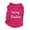 Rose Red, variant on Opvise Lovely I Love My Daddy Mommy Small Dog Puppy Pet Cotton Clothes Sleeveless Vest Rose Red