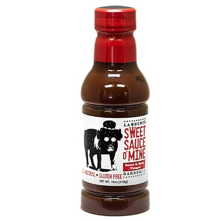 Sweet Sauce O Mine 8017855 18 oz Lamberts Sweet & Spicy Vinegar BBQ