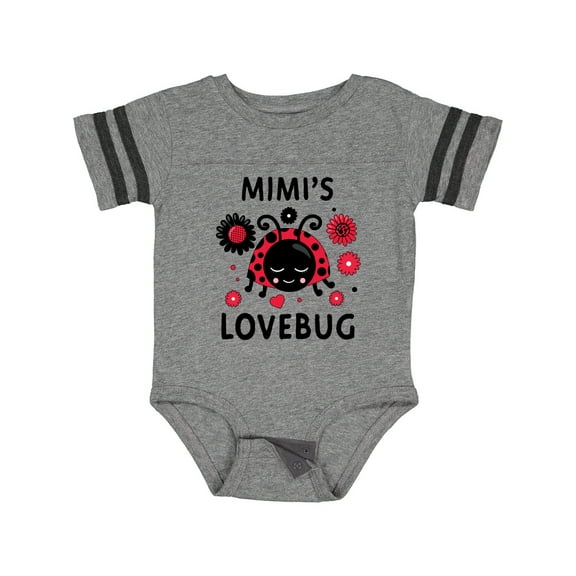 Inktastic Valentine's Day Mimi's Lovebug Boys or Girls Baby Bodysuit