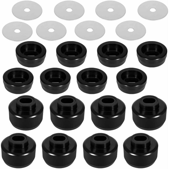 24x 7-141 Frame Body Cab Mount Bushing Kit Washers For Chevrolet GMC 1999-2014