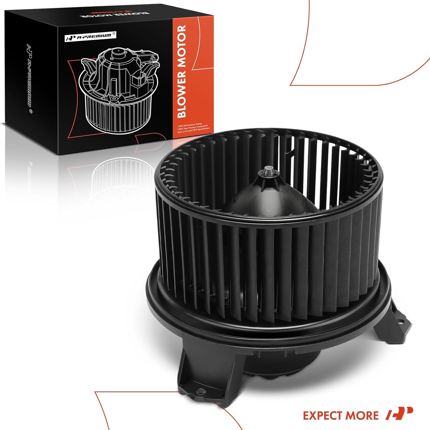 A-Premium HVAC Heater Blower Motor Assembly Compatible with Ford Vehicles - Mustang 2010 2011 2012 2013 2014 - Front Side, Replace# AR3Z19805B