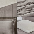 thumbnail image 3 of Full/Queen Plush to Sherpa Down Alternative Comforter Set, 3 of 4