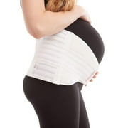 Gabrialla Strong Support Pregnancy Belly Bands for Pregnant Women: MS-99 (WHITE, LARGE)