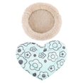 thumbnail image 1 of 2 Piezas Almohadilla de Adecuado hámster Accesorios de Hámster Rato Accesorios de Mascotas - Cama Crema Crema Cama Fernando Hamster Bed House Cage, 1 of 8