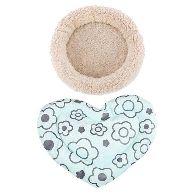2 Piezas Almohadilla de Adecuado hámster Accesorios de Hámster Rato Accesorios de Mascotas - Cama Crema Crema Cama Fernando Hamster Bed House Cage