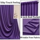 thumbnail image 2 of Cortinas de telón de fondo NSSONBEN, 10 paneles, 5 x 10 pies, poliéster morado, 2 of 7