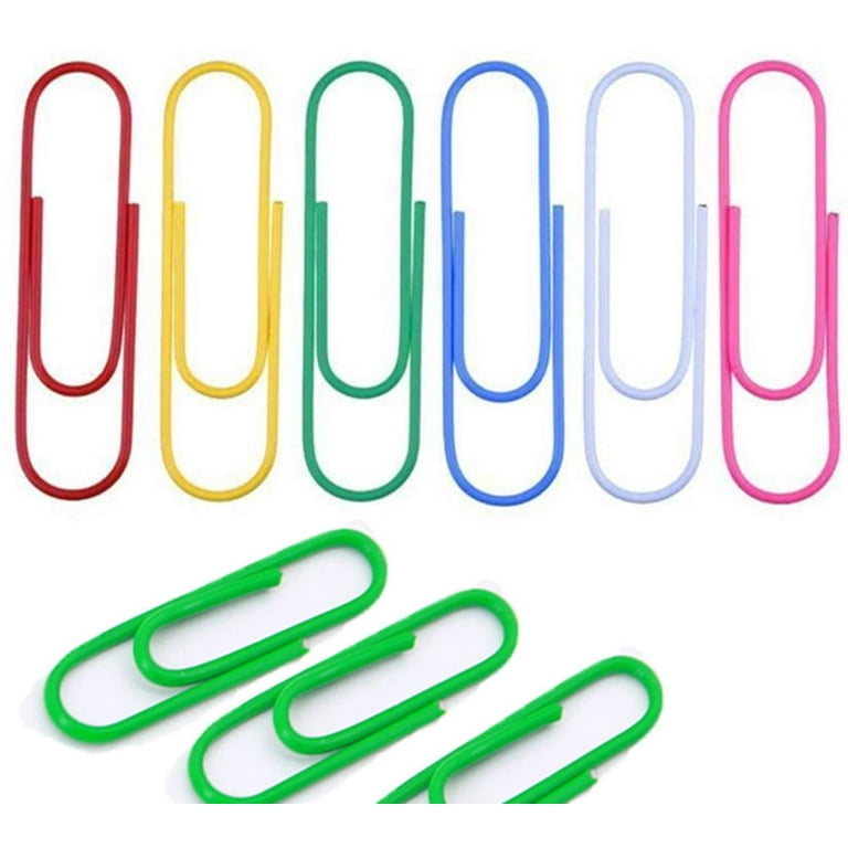 1 inch Assorted Color Mini Paper Clip HolderColor Coated Paper Clips for Files, Papers, Office Supply (100Pack), Men's, Size: One Size