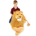 thumbnail image 1 of VIAHART Lasodo le Lion - 39 Pouces (Mesure Queue Non Incluse) Grand Chat en Peluche - par TigerHart Toys, 1 of 4