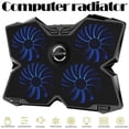 thumbnail image 3 of Coolcold Laptop Cooler Laptop Cooling Pad Notebook Gaming Cooler Stand, Para 14-17Inch Laptop Methold EL012557-00, 3 of 6