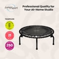 thumbnail image 2 of JumpSport 250 Workout Rebounder for Adults, 39" Mini Fitness Trampoline, 2 of 8