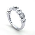 thumbnail image 2 of 0.5ctw Round Cut Diamond Ladies Bridal Heart Anniversary Wedding Band Solid 18K Rose, White or Yellow Gold H SI2, 2 of 3