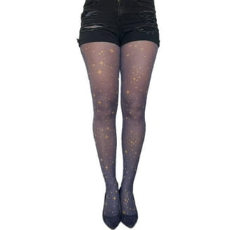 Red Plaid Opaque Patterned Footless Tights for Women Malka Chic