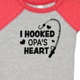 thumbnail image 4 of Inktastic I Hooked Opa's Heart with Fishing Rod Boys or Girls Baby Bodysuit, 4 of 5