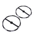 thumbnail image 4 of 2 Piezas  Cuerno Parrilla Recortar Tapas Redondas Compatible Para Touring Trike 1996-2013 Moto Soledad Anillo de la cubierta del altavoz de la motocicleta, 4 of 9