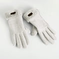 thumbnail image 3 of BLCHUNen Winter Gloves Women Casual Fleece Lined Thick Touchscreen Gloves Full Finger Cycling Driving Gloves,Onesize,White, 3 of 5