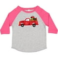 thumbnail image 3 of Inktastic Christmas Red Vintage Truck with Presents Boys or Girls Toddler T-Shirt, 3 of 5