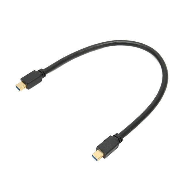 Cable DP macho a DP macho compatible con 8K a 60 Hz, 4K a 144 Hz y 2K a 165 Hz. Cable DP1.4 de 30 cm. Cable mini DP para ordenador, DVD y televisión.