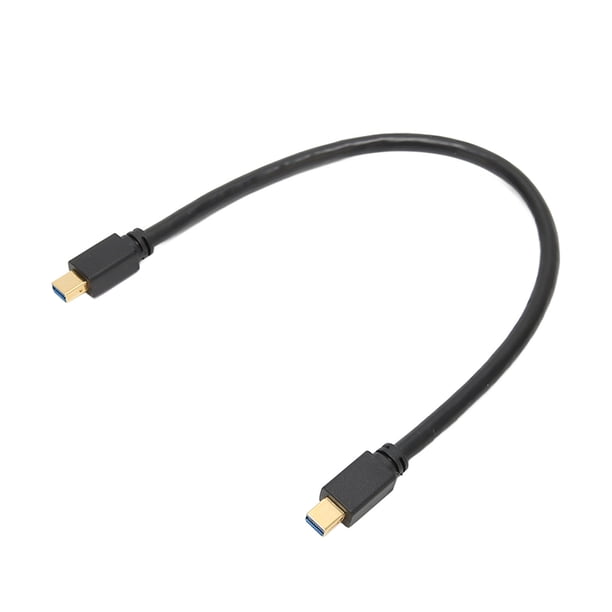 Cable DP macho a DP macho compatible con 8K a 60 Hz, 4K a 144 Hz y 2K a 165 Hz. Cable DP1.4 de 30 cm. Cable mini DP para ordenador, DVD y televisión.
