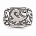 thumbnail image 4 of Edward Mirell Titanium Casted Design Signet Ring, 4 of 4