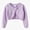 Purple, variant on Xyant Toddler Girls Cardigan Sweater Bolero Shrug Kids Long Sleeve Cropped Dress Up Button Closure Jacket Tops Sweaters for Toddler Girls (Pink,11-12 Years)