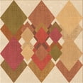 thumbnail image 1 of Ahgly Company Machine Washable Indoor Square Transitional Grapefruit Red Area Rugs, 7' Square, 1 of 7