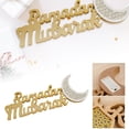 thumbnail image 2 of Holiday Golden Letter Ornaments English Decoration Can Light Up Pendant Props, 2 of 6