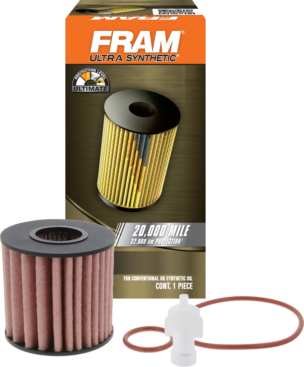 (2 pack) Fram ultra synthetic oil filter, xg9972