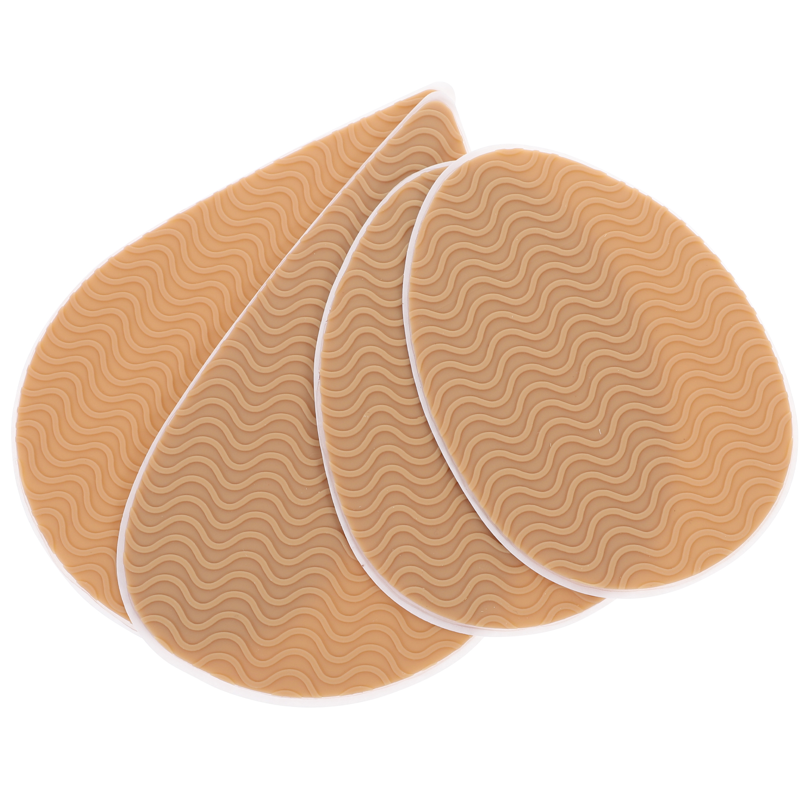 2 Pairs of Nonslip Shoe Pads Adhesive Shoe Sole Protectors High Heels