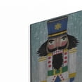 thumbnail image 2 of Luxe Metal Art 'Joyful Nutcracker IV' by Ryan Fowler, Metal Wall Art, 12"x24", 2 of 9