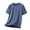 Blue, variant on yillto Mens Big and Tall Shirts Lightweight Breathable Short Sleeve Tshirts Crew Neck Loose Tees