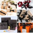 thumbnail image 3 of LAICAIW Solid Color Black Satin Ribbon, 3/8 Inches x 25 Yards Fabric Satin Ribbon for Gift Wrapping, Crafts, Hair Bows Making, Wreath, Wedding Party Decoration and Other Sewing Projects\u2026, 3 of 7