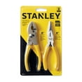 thumbnail image 5 of STANLEY 2 pc. Drop Forged Steel Pliers Set 6" L Yellow, 5 of 5