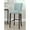 Sky Blue, variant on SAFAVIEH Seth Transitional Glam Bar Stool with Footrest, Sky Blue