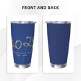 thumbnail image 3 of Feliz Año Nuevo 2025 Vaso de acero inoxidable de 20 oz Taza de café de viaje Taza térmica portátil con tapas, 3 of 7