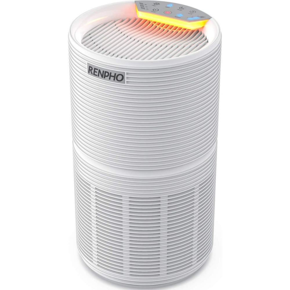 RENPHO Air Purifier for Home Large Room 240 Sq.ft, True HEPA Filter Air