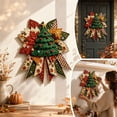 thumbnail image 5 of Guodhu Beginner Christmas Quilted Door Hanger Sewing Kit with Pre-Cut Fabric for Holiday Crafting Activity(Christmas Tree A), 5 of 6