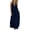 #0208-Navy, variant on Shihyeh Women's Summer Maxi Dress Flowy V Neck Sleeveless Casual Beach Vacation Sundresses Boho Long Dress