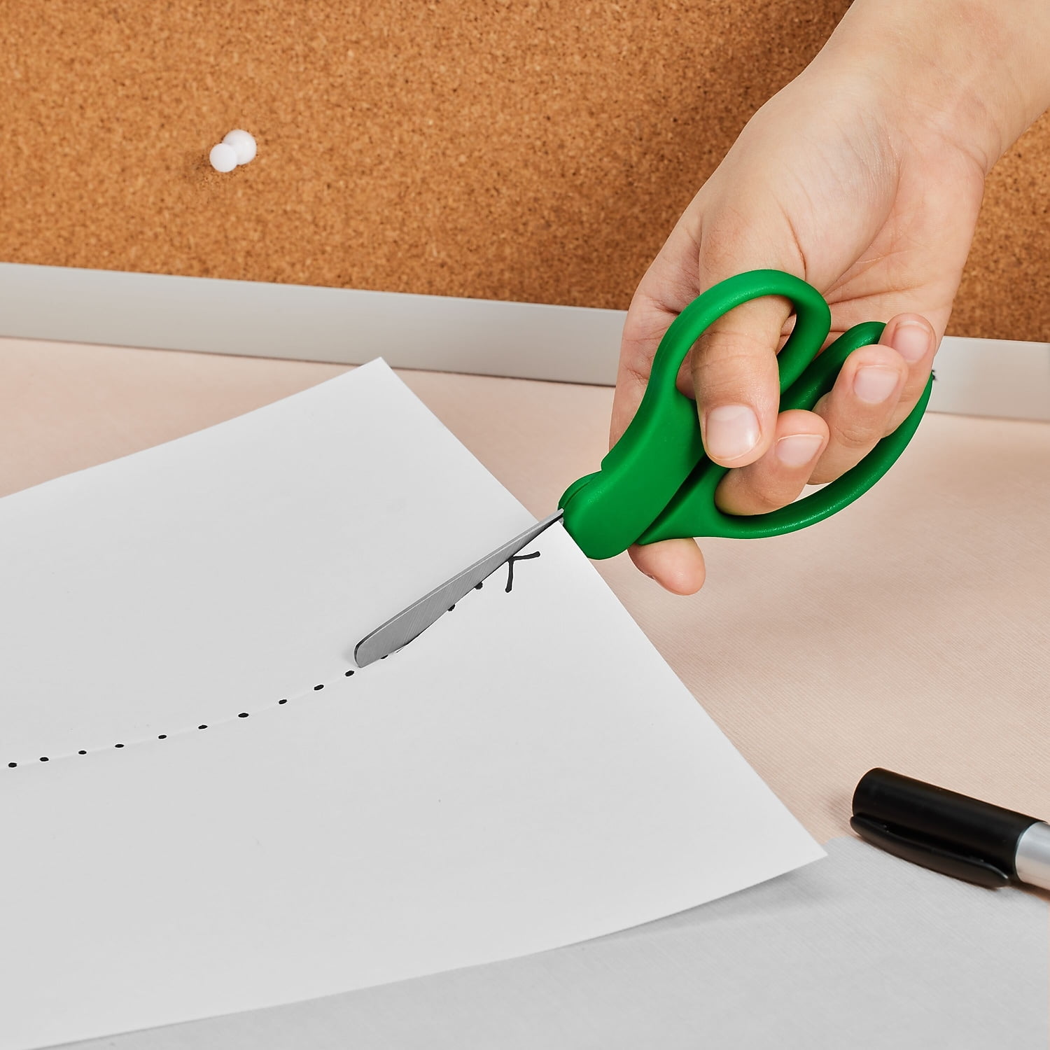 MyOfficeInnovations 5in Blunt Scissors Strt Handle R and L Hand 24380511