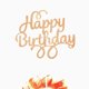 thumbnail image 5 of Inteprter 10 piezas de adornos para cupcakes, decoración para Baby Shower, inserto de papel, accesorios para tarjetas, letrero feliz, decoración de Decoración del hogar Dorado champagne Inteprter HA062285-13B, 5 of 6