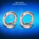 thumbnail image 3 of 10Pcs Lifting Eye Nut Stainless Steel Ring Shape Fastener Tools for Forestry MachineryM6, 3 of 5