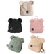 thumbnail image 5 of Qarigey Mochila de felpa con costuras cosidas a mano y cierre de cremallera para mayor durabilidad, bolso para padres e hijos, bolso para mujer Mochilas rosa, 5 of 6