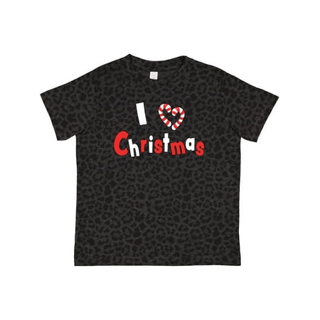 

Inktastic I Love Christmas- Candy Cane Heart Gift Toddler Boy or Toddler Girl T-Shirt