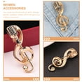 thumbnail image 3 of Shisuyan Broche Microphone Épingle Micro Note de Musique Broche Étiquette de Mode Épingle Cadeau Musical pour Femmes, 3 of 8