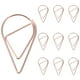 thumbnail image 1 of GOOHOCHY 10 clips metálicos para notas de papel, decorativos, con forma de gota, accesorios de oficina, 1 of 8