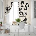 thumbnail image 5 of Happy Halloween Blackout Curtains for Bedroom, Vintage Women Hats Shoes Silhouette Thermal Insulated Kitchen Drapes with Grommets, Light Blocking Window Treatment, 2 Panels 52" x 63", 5 of 7