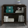 thumbnail image 4 of Office 500 36W Storage Cabinet with Doors in Black Walnut - Engineered Wood, 4 of 6