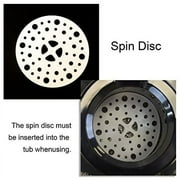 Panda 22lbs Portable Spin Dryer, Stainless Steel Drum, 3200RPM Spin Speed, Gravity Drain, Dark Gray