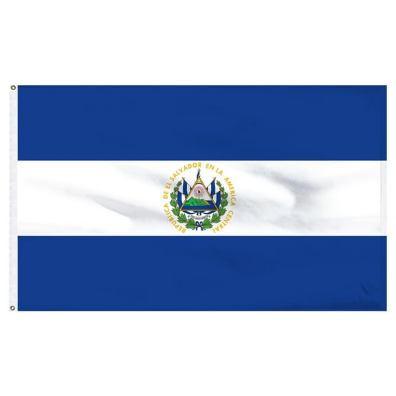 El Salvador 2ft x 3ft Nylon Flag - Outdoor