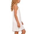 thumbnail image 7 of CIAKGIAF Big Girls Dresses Comfortable Halter Round Neck Summer Sleeveless Casual Solid Color Dress White for 5-14Y, 7 of 7